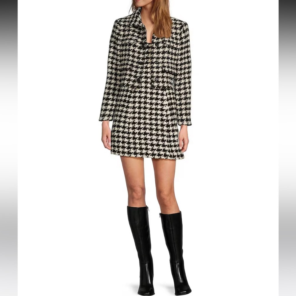 ANTONIO MELANI Black and White Mini Dress - Picture 5 of 6